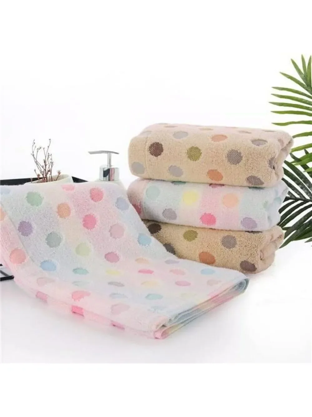 Cotton Hand Towels Set 2 Pack Soft Absorbent Quick Dry Bathroom Kitchen Decorati